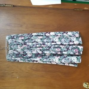 Lee Winter Muted Floral Skirt